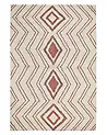 Teppich KASTAMONU Beige 140 x 200 cm Baumwolle