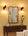 Set of 2 Wall Lamps TOPI Metal Red