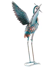 Garden Statue DINAGAT Heron Blue_1083103
