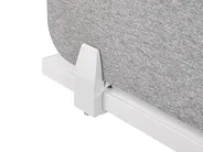 Desk Screen WALLY 80 x 40 cm Light Grey_800930
