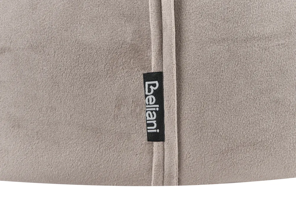 Pouf SEDONA Samtstoff Taupe_969241