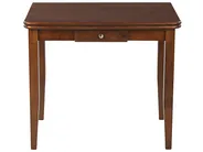 Extending Dining Table MASELA Dark Brown 90/120 cm 60 cm Wood_826988