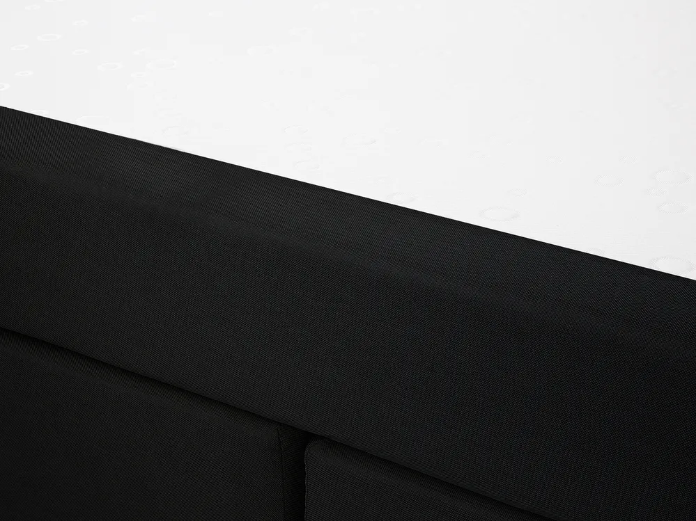 Boxspringbett Stoff ADMIRAL 140 x 200 cm Schwarz_728068