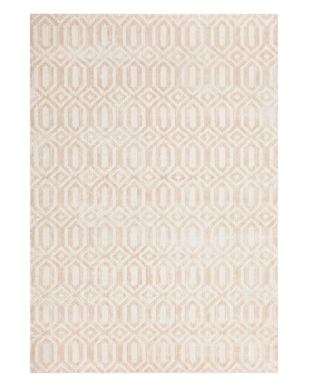 Teppich ADATEPE Beige 140 x 200 cm Viskose_750784