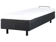 Nastavljiva postelja brez vzglavja Blago DUKE 80 x 200 cm Temno siva_951793