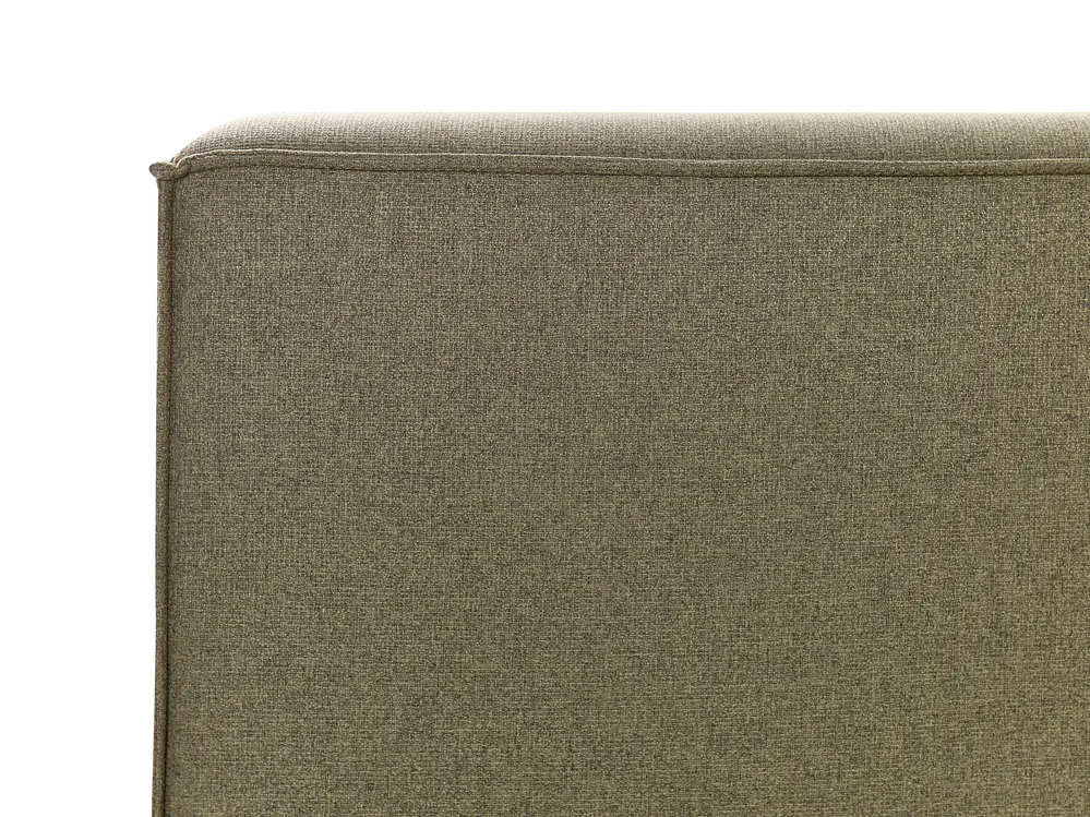 Bett mit Lattenrost Stoff LINARDS 160 x 200 cm Olivgrün_949265