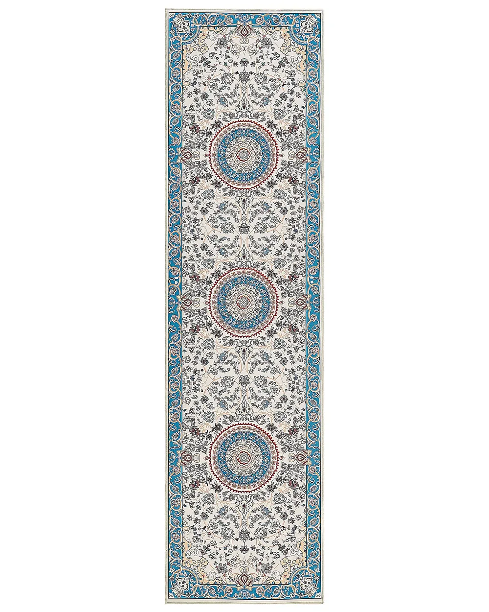 TAPIS DE COULOIR ANTIDÉRAPANT INKO rouge 80cm 80x140 cm | Leroy Merlin