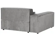 Modul Ecksofa 4-Sitzer HELLNAR Stoff Grau rechtsseitig_911923