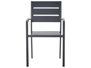 Gartenmöbel Set 6-Sitzer VERNIO Schwarz_909874
