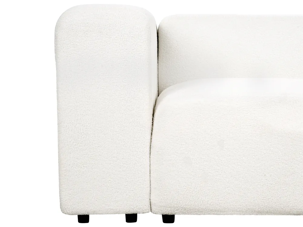 Modulsofa 2-Sitzer FALSTERBO Bouclé Weiß_914862
