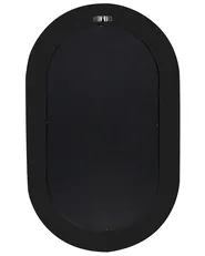 Wandspiegel MASSILLY 43 cm 69 cm Schwarz_923521