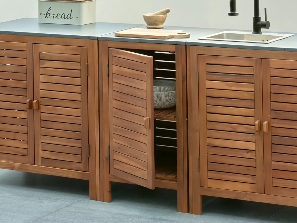 Outdoor-Küchenschrank BRUCOLI Braun Akazienholz_1000957
