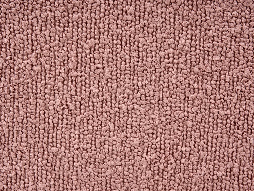 Bett mit Lattenrost Bouclé VAUCLUSE 160 x 200 cm Pastellrosa_976917