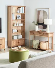 Console Table SALTON Sassafras Wood Brown_941794