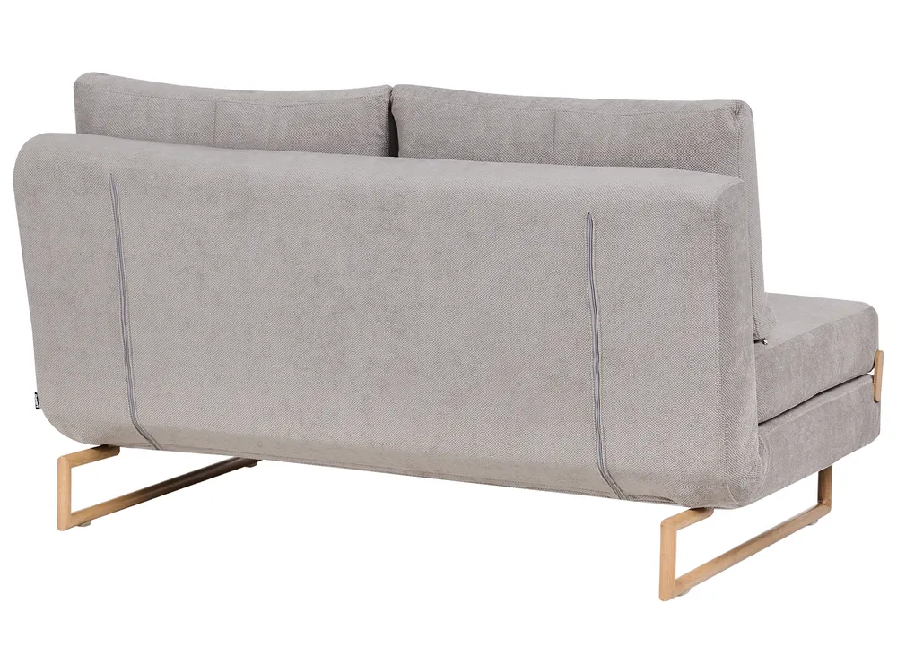 Living Room Set 6 Seater JERSLEV Fabric Grey_1013811