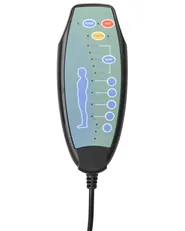 Massagestuhl DIAMOND mit Heizung Echtleder Dunkelbraun_1016797