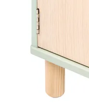 Bücherregal mit 3 Ebenen NOBBY 90 cm Hellgrün_1027838
