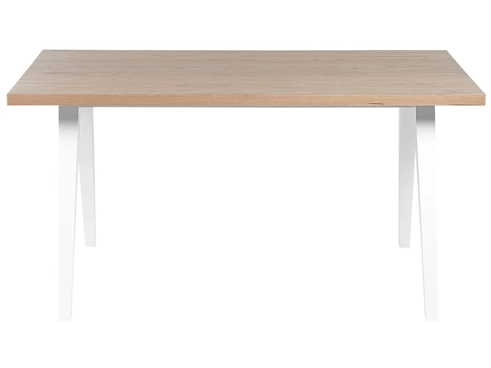 Esstisch LENISTER Braun / Weiß 150 cm 90 cm_837504