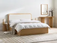 Ottoman Bed PEROUGES Light Brown 160 x 200 cm (EU King Size)_1047603
