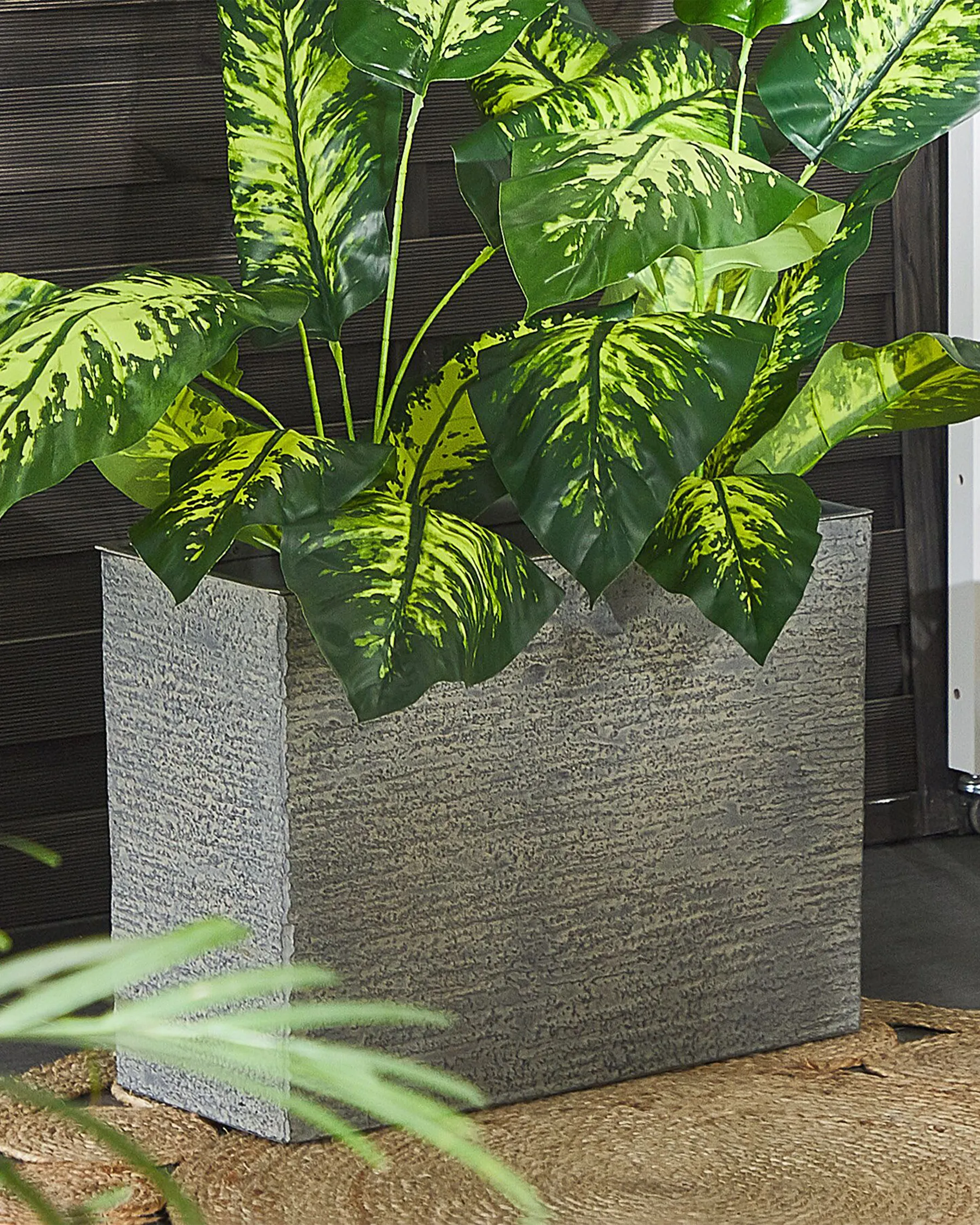 Blumenkübel EDESSA 60 cm Grau_772699