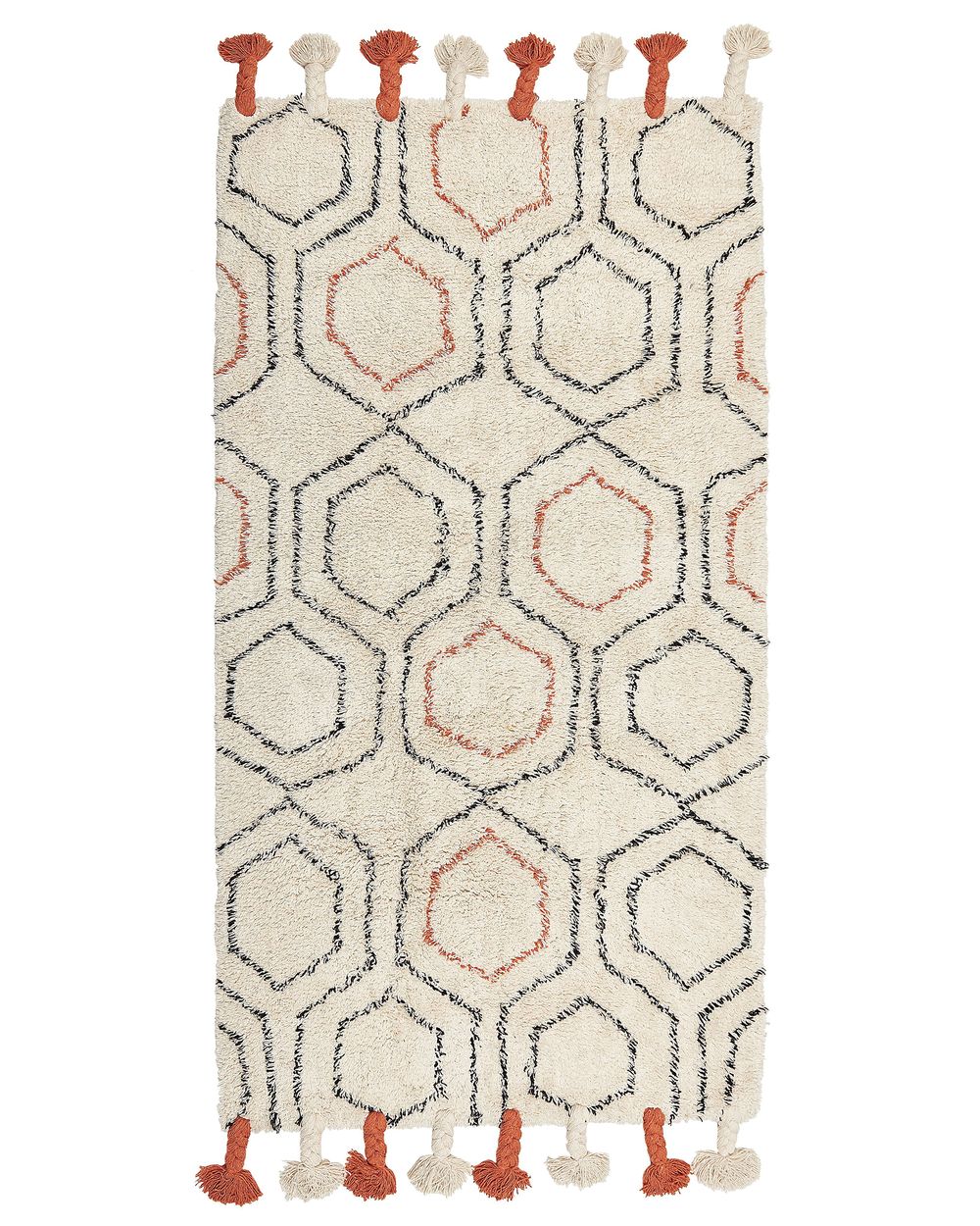 Tapis HAJIPUR Beige 80 x 150 cm Coton