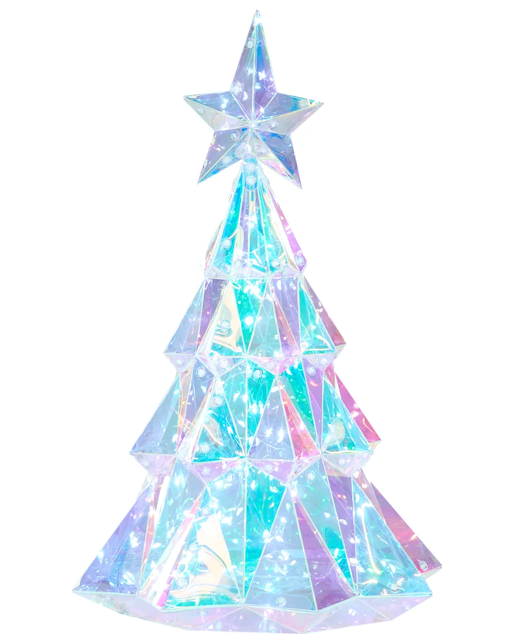 LED Dekoration UNUKA 40 cm Weihnachtsbaum Bunt