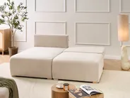 Modular Corner Sofa NERBO Boucle Beige Right Hand_1034664