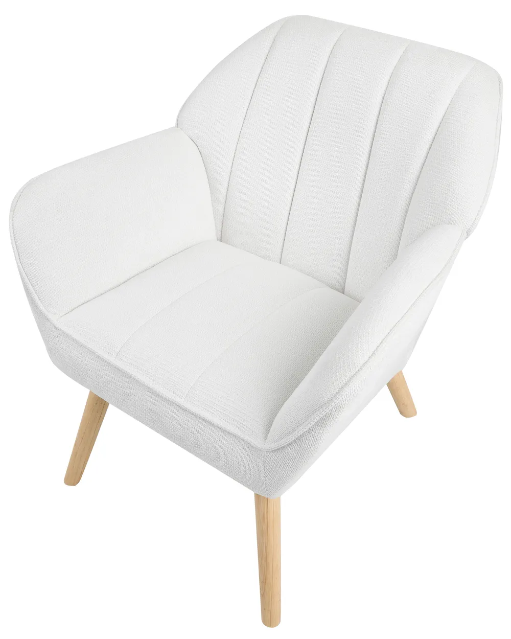 Armchair TORUD Fabric White_1072774