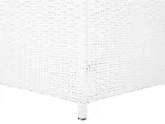 Aufbewahrungsbox MODENA 158 cm 63 cm Polyrattan Weiß_739262