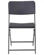 Bistro Set Folding TRAPPETO Black_1033328