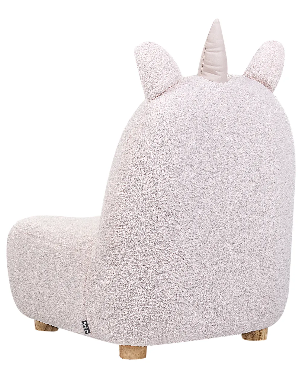 Kids Armchair Unicorn LULEA Boucle Pastel Pink_886954