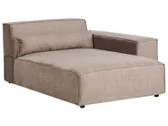 Modul Ecksofa 3-Sitzer HELLNAR Stoff Hellbraun linksseitig_912297
