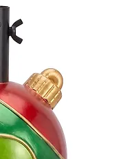 Weihnachtsbaumständer SKATILA 31 cm Weihnachtskugel Rot / Grün_1185080