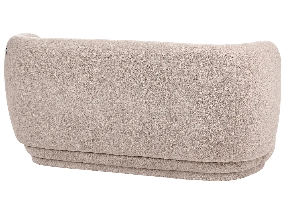 Sofa 3 Seater MELLOSA Boucle Beige_1197304