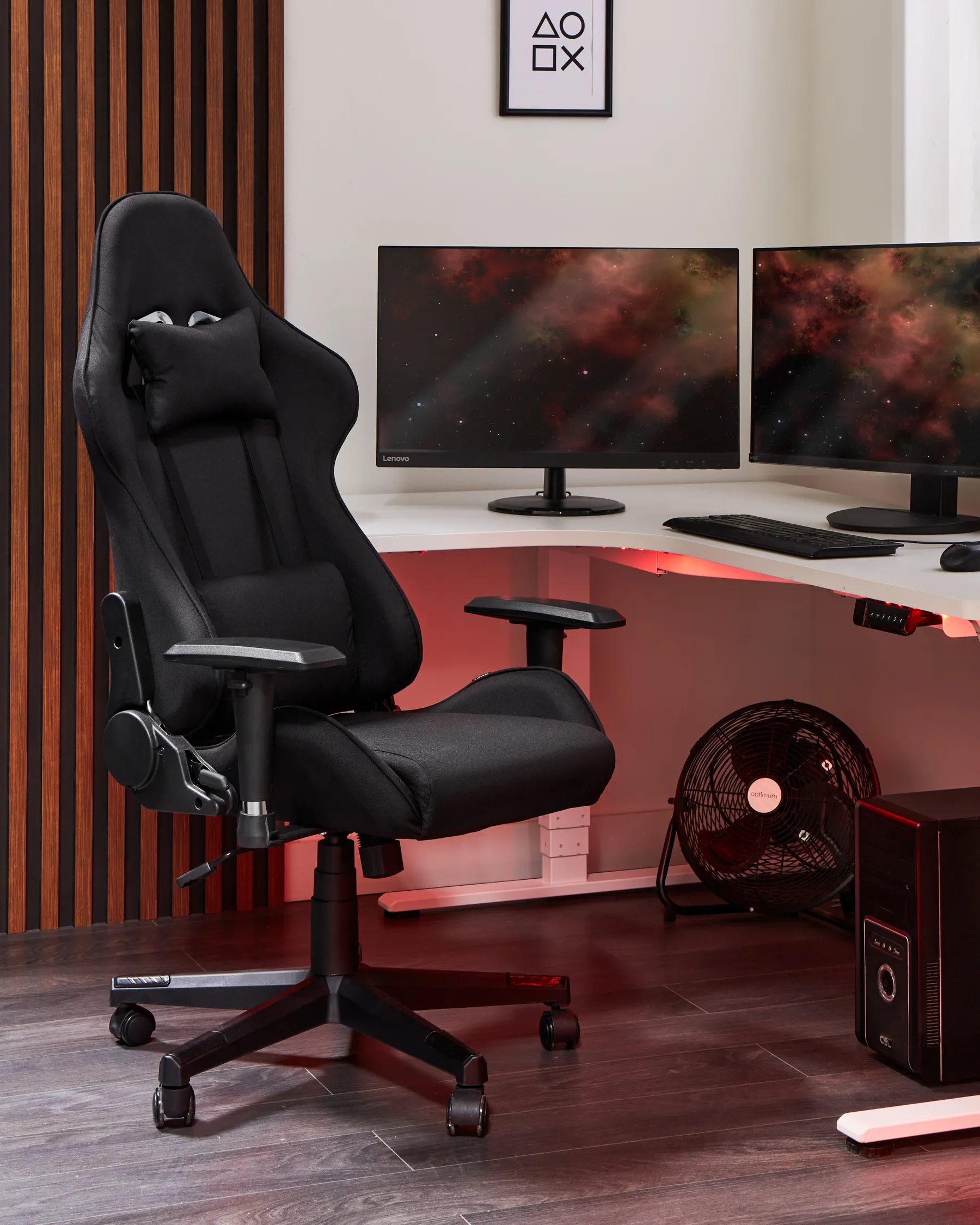 Gaming Chair WARRIOR Black_924272