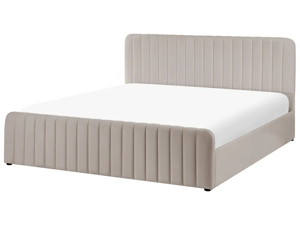 Ottoman Bed LUNAN Taupe 180 x 200 cm (EU Super King)_1051560