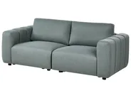 Modular Sofa 2 Seater KIVVIK Boucle Green_1045438