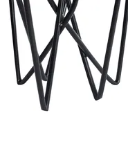 Kerzenständer MATOSINHOS 54 cm Metall Schwarz_968425