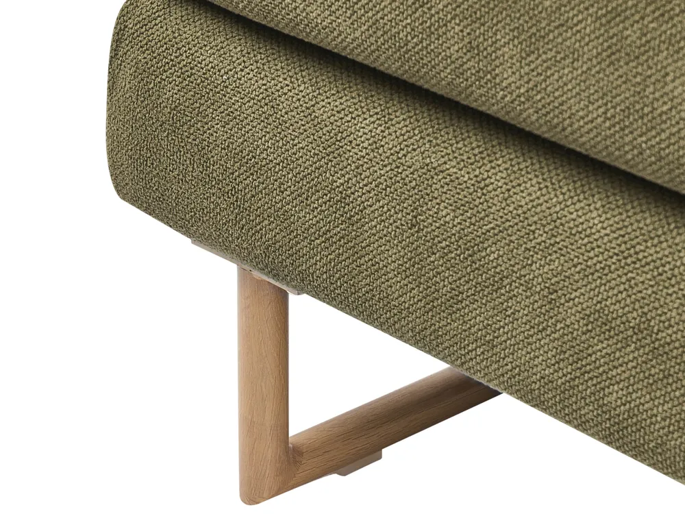 Living Room Set 6 Seater JERSLEV Fabric Green_1013640