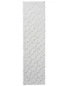 Teppich GANNETT Hellgrau 80 x 300 cm