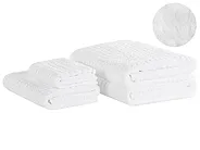 Lot de 4 serviettes ATAI Coton Blanc_797629