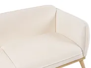 Sofa 3-Sitzer LJUNG Bouclé Hellbeige_1076604