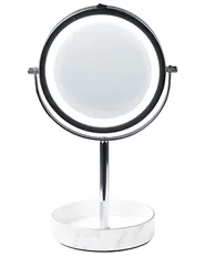 Kosmetikspiegel LED SAVOIE Weiß / Silber_847899