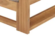 Gartensofa 3-Sitzer TIMOR modular zertifiziertes Akazienholz Hellbraun_906350