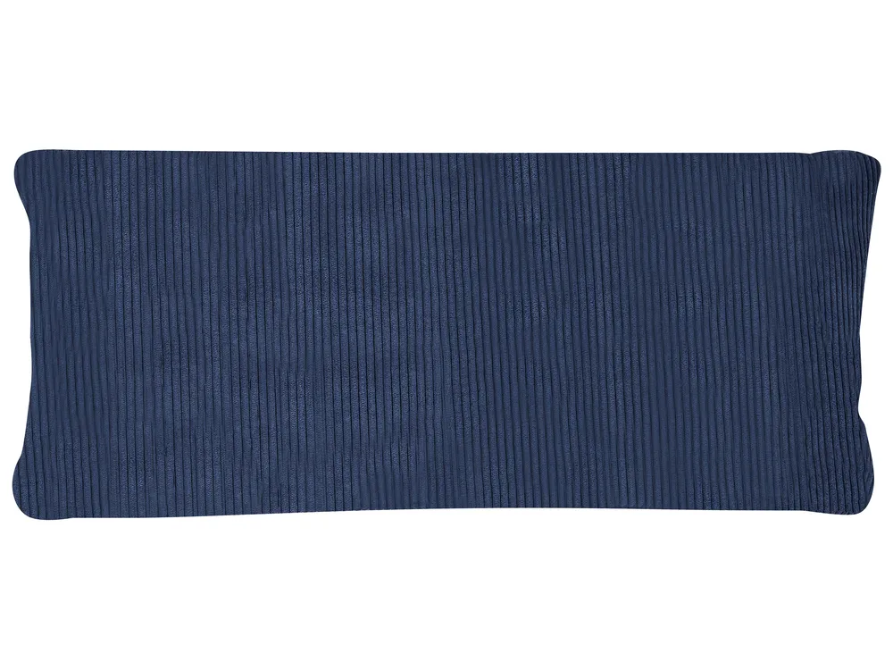 Ecksofa 4-Sitzer LUNNER Cord Dunkelblau linksseitig_961070