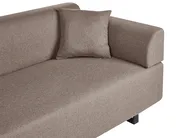 Sofa 3 Seater SOKNA with Tables Fabric Taupe_952895