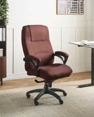 Chefsessel MAGNUS Leinen Braun_1071089
