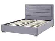 Ottoman Bed ROUEN Velvet Dark Grey 160 x 200 cm (EU King Size)_843809