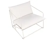 Gartensofa Set 4-Sitzer PONTE Metall Hellbeige_1013446