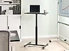 Laptoptisch manuell höhenverstellbar ACADEMIA 65 cm x 48 cm Schwarz